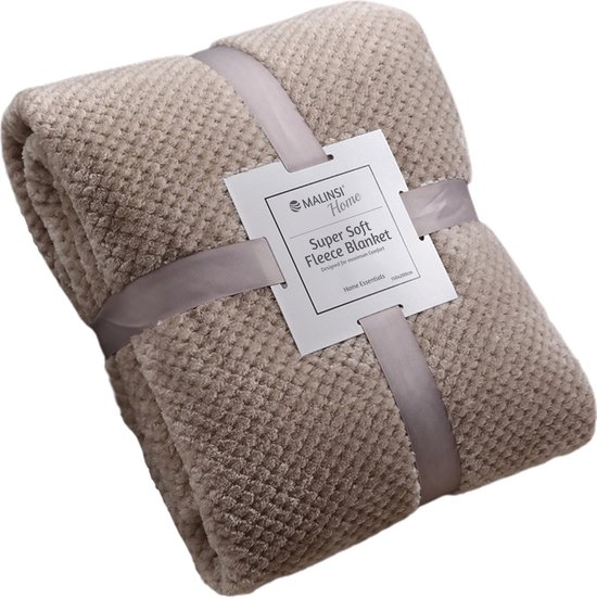 Malinsi Fleece Deken - Dekentje - Plaid - Fleecedeken - Cadeau