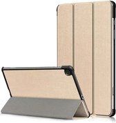 Hoesje Geschikt Voor Samsung Galaxy Tab S6 Lite Hoes Goud Smart cover 2024 - Hoesje Geschikt Voor Samsung Galaxy Tab S6 Lite 2022 Hoes - tri-fold Bookcase Hoes Cover - Tab S6 lite hoes