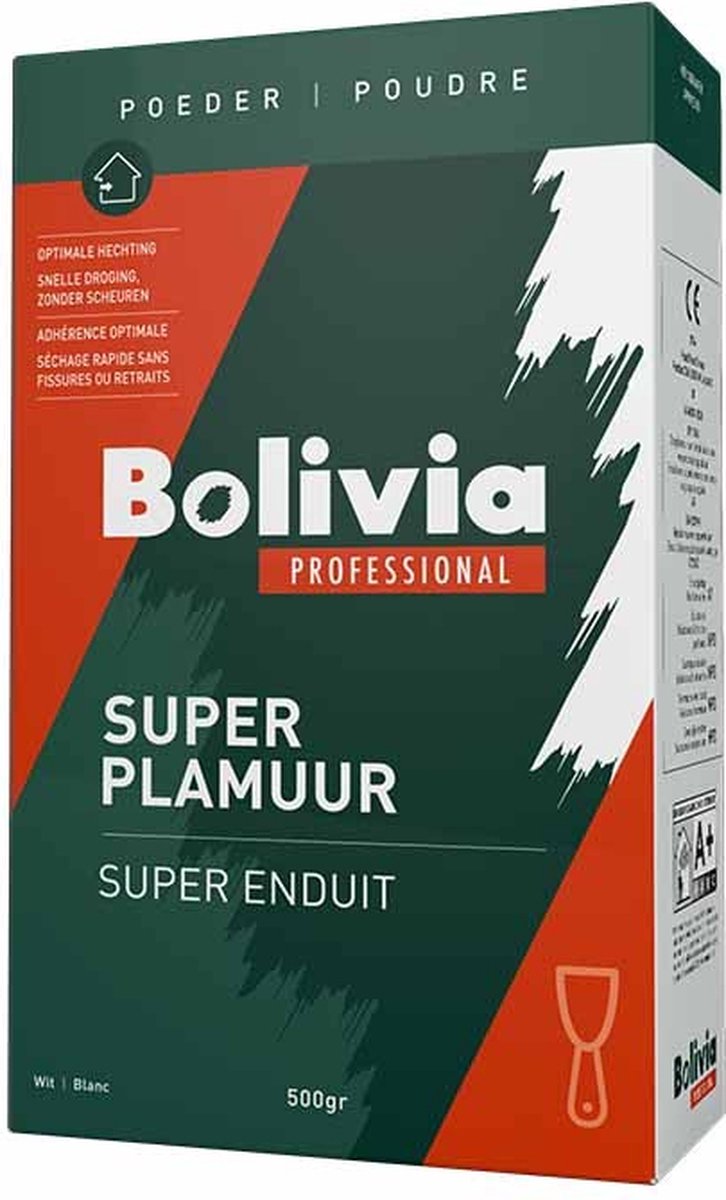 Bolivia Super Plamuur Muurvuller 500 Gram