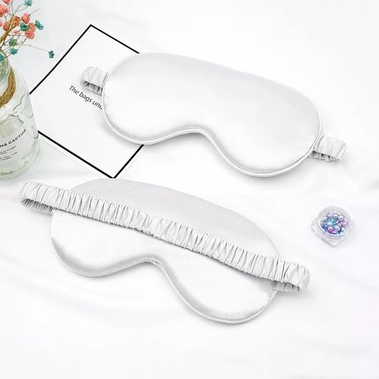 Cyclopen van nu af aan hetzelfde Consumerce® Premium Verduisterend Zijdezacht Slaapmasker Wit | Slaapmasker  Vrouwen,... | bol.com