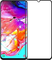 LuxeBass Full Screenprotector geschikt voor Samsung Galaxy A22 5G - Volledige dekking en bescherming - glas scherm - bescherming