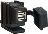 Waterdichte motorfiets SAE naar USB-kabeladapter 3.1A Dual Port Power Socket Adapter, voor smartphones, tablets, GPS