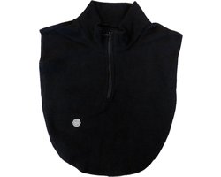 Col fleece met rits