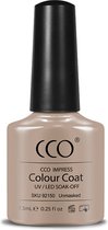 CCO Shellac - Gel Nagellak - kleur Unmasked 92150 - BruinNude - Dekkende kleur - 7.3ml - Vegan
