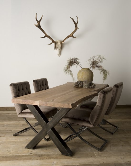 TOFF Xabia Tree-trunk dining table 240x100 - top 6/3