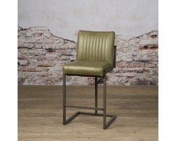 Tabouret de bar SIDD Ferro - Vert savane