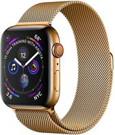 Convient pour Apple Watch 7 Strap Milanese (41 mm) - Bracelet de montre adapté pour Apple Watch 7 Strap avec fermoir magnétique - Or