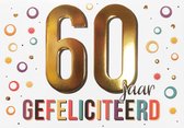 Kaart - Daisy - 60 jaar gefeliciteerd - DSY030