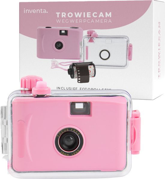 Wegwerpcamera - Analoge Camera - Disposable Camera - Polaroid Camera - Kodak Wegwerpcamera - Roze - ExclusiefFotorolletje - Trowiecam