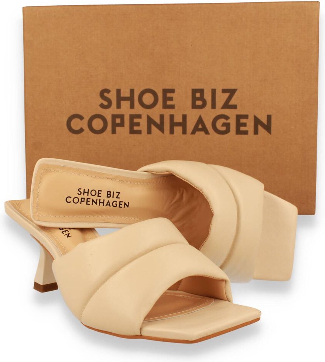 Copenhagen Shoebizz Shoe Biz Copenhagen dames Vix Smoothie BEIGE 39