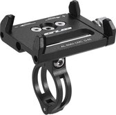 LuxeBass Telefoonhouder fiets | (zwart) Fietshouder telefoon | Universeel en Compact - LB424