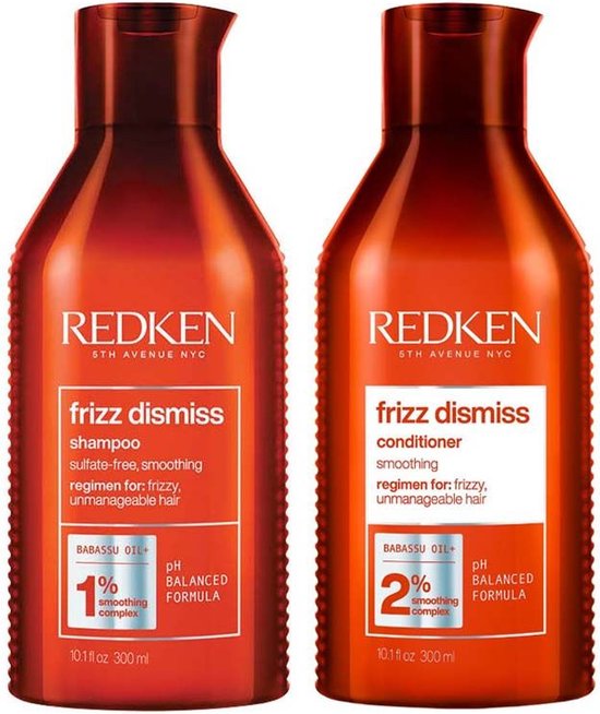 Redken Frizz Dismiss Reno Shampoo 300ml + Conditioner 300ml