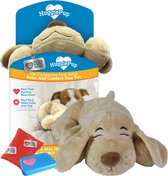 HuggiePup, hartslagknuffel - knuffelhond met hartslag en warmhoud zakje – Warmte knuffel – puppy knuffel – Puppyknuffel met hartslag – Snuggle puppy - Heartbeat