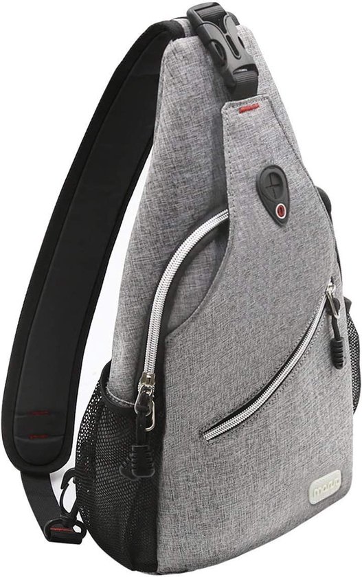 Sacoche Bandoulière Homme USB - Imperméable, 13,7x7,8x4,3 Pouces | Multi-poches, Pour Sport Et Voyage