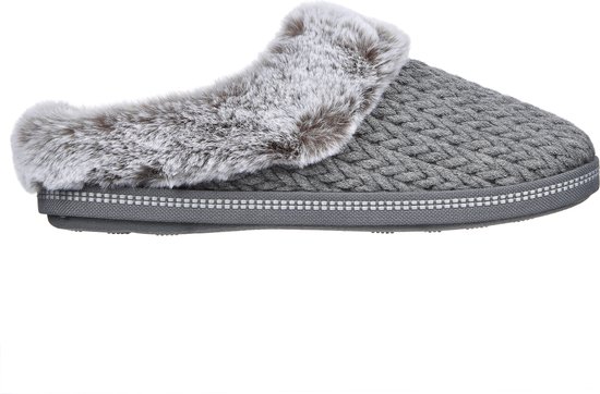 Skechers COZY CAMPFIRE - COZY TIMES dames pantoffels - Grijs - Maat 36