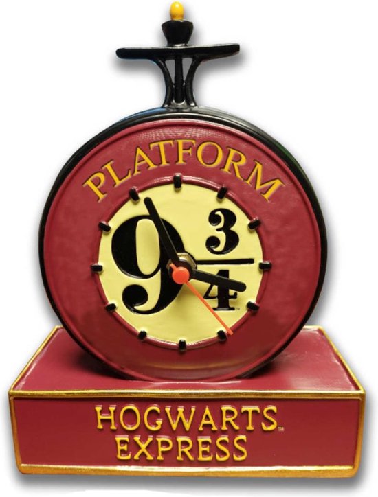Harry Potter Klok - Hogwarts Express Platform 9 3/4 - Hoogte 19cm