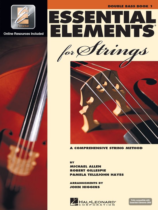 Essential Elements 2000 For Strings: Double Bass, Book 1 - cover
