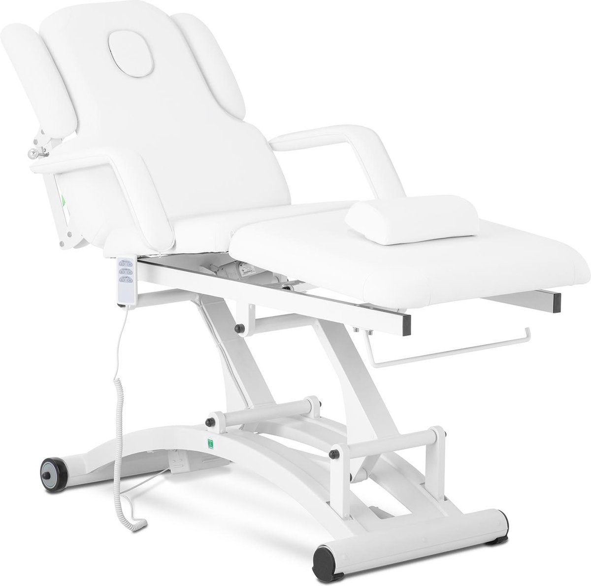 Elektrische massagetafel - 300 W - 200 kg - Wit - physa