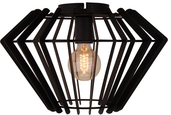 Chericoni Tavola Plafondlamp - Ø38 cm - 1 lichts - Zwart
