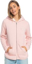 Roxy Icy Times Sherpa Fleece Sweat à capuche pour femme Taille M Rose