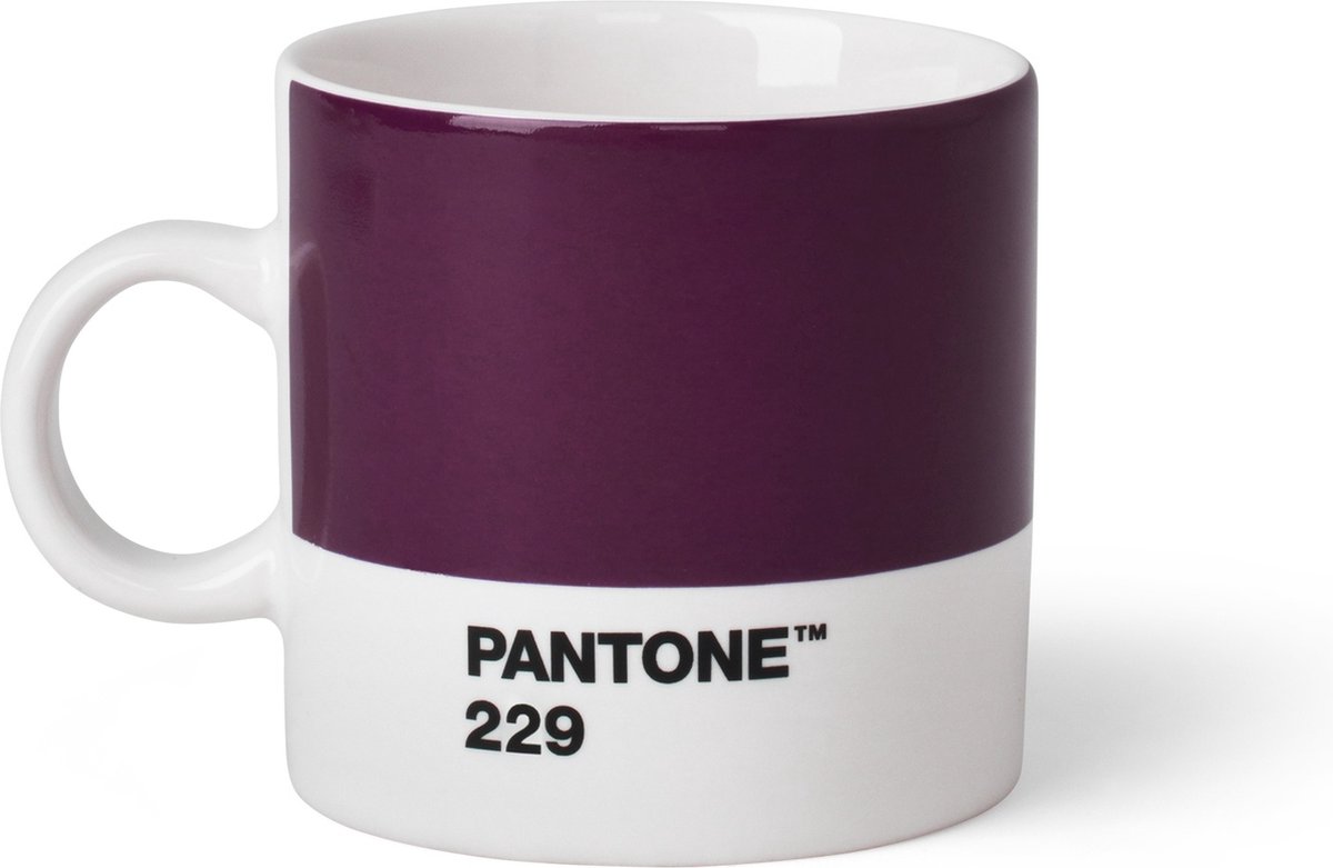 Pantone Universe Espressobeker - Bone China - 120 ml - Aubergine 229 C