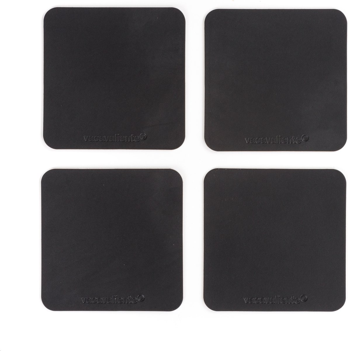 Vacavaliente - Onderzetter set 4 stuks- Ruca Grijs - 10 x 10cm