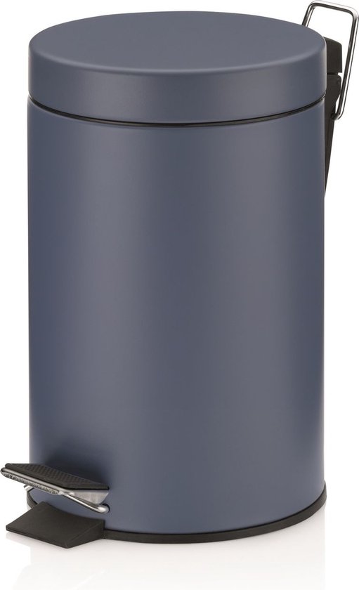 Monaco Pedaal Afvalemmer - 3 liter - Blauw - Kela