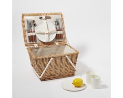 Sunnylife - Picnic Mand met accessoires 24 liter - Hout - Bruin