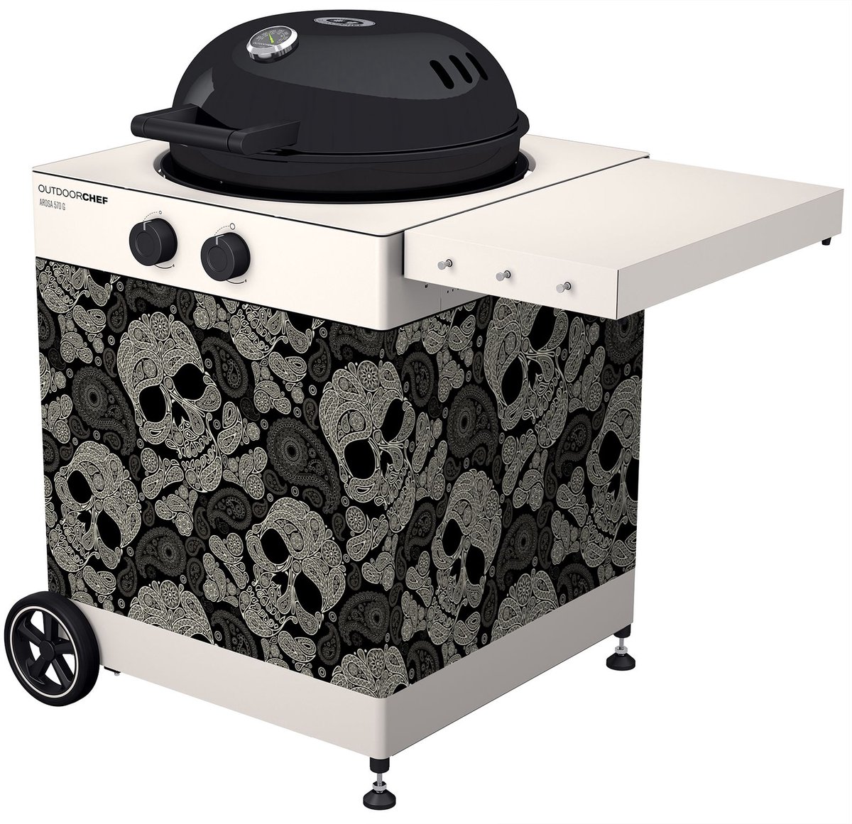 Outdoor Chef - Barbecue Gas Arosa 570 G Front Skull Paisly
