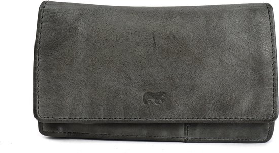 Porte-monnaie portefeuille en cuir Bear Design Emma Ultimate Grey - CL 782
