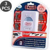 Borvat® | 3X Pest Repeller Ultrasonic - Repousse insectes et rongeurs - Portée 100m2