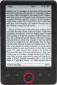 Denver E Reader 6 Inch - E book Reader - E Ink - Ondersteuning tot 32GB - EBO626 - Zwart