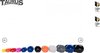 foto van Taurus Vinyl Halter - 6kg – Oranje – per stuk – dumbbell – dumbell - halter – earobics – earobic – pumptraining