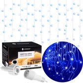Springos IJspegel Verlichting Buiten | IJspegel Verlichting | Kerstverlichting Buiten | 20 m + 2.5 m Snoer | Connectable | 500 LED | Flash | Blauw