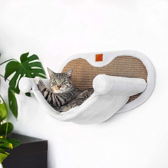 Pfotenolymp® Hangmat voor kat stabiel met muurbevestiging voor tot 10kg |... | bol.com
