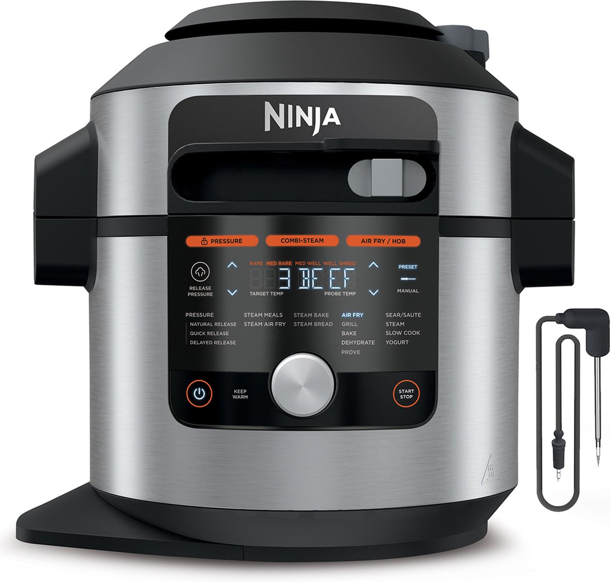 Ninja Foodi OL750EU Multicooker - 14 Kookfuncties - 7,5 Liter - Inclusief Airfryer, Broodbakmachine, Stomen, Grillen - Ninja