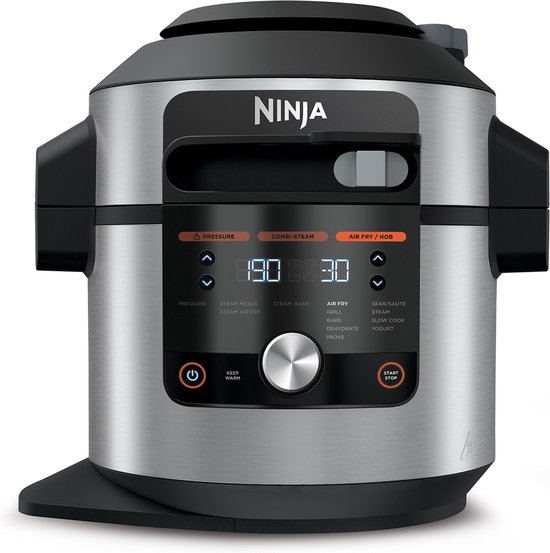 Ninja Foodi OL650EU Multicooker - 12 Kookfuncties - 7,5 Liter - Inclusief Airfryer, Pressure Cooking, Stomen, Grillen