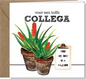 Tallies Cards - toffe Collega - Plant wenskaarten