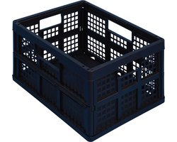 Opbergkrat Really Useful 45 liter 570x390x285mm opvouwbaar zwart