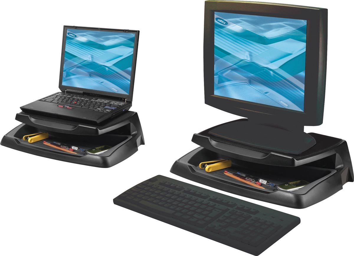 Q-CONNECT Laptopstandaard 465x354x120mm zwart 4 stuks