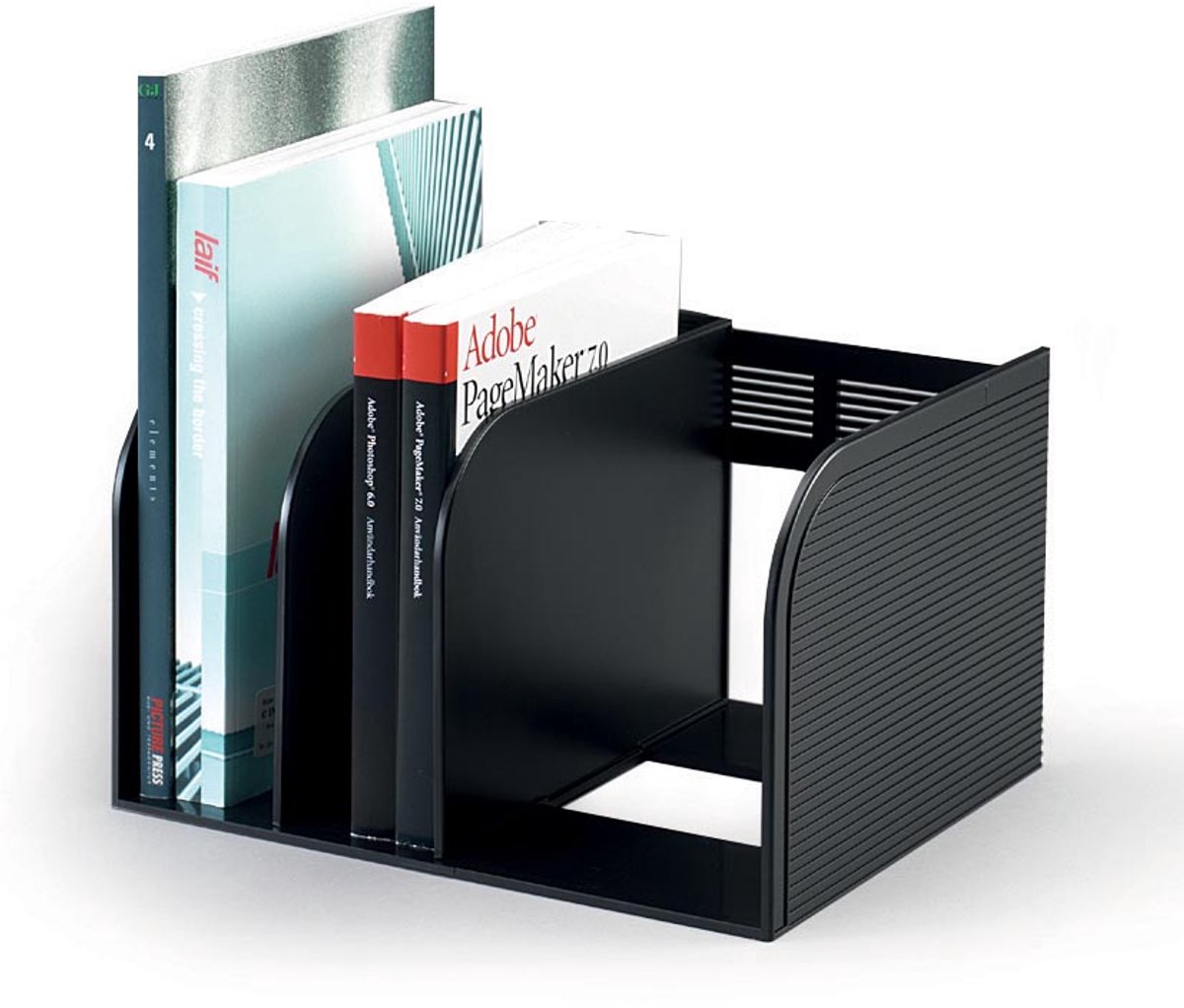 Durable boekensteun Optimo zwart