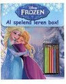 Afbeelding van het spelletje Disney Frozen - al spelend leren box - tellen, rekenen, lezen & begrijpen, stickerboek, woorden & lezen - boek specials 2022 - inclusief kleurpotloden