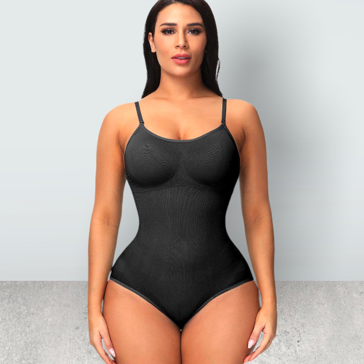 Wow Peach Slimming Seamless Bodysuit - Shapewear - Body Shaper - Shape Waist & Breast - Slip - Premium - Zwart - XXX-Large