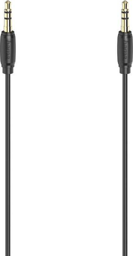 Hama Câble Auxiliaire "AluLine" Jack 3,5 Mm - Jack 3,5 Mm, 0