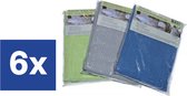 Cleany Microvezel handdoek Grijs (Voordeelverpakking) - 6 x 2 stuks (12 stuks)
