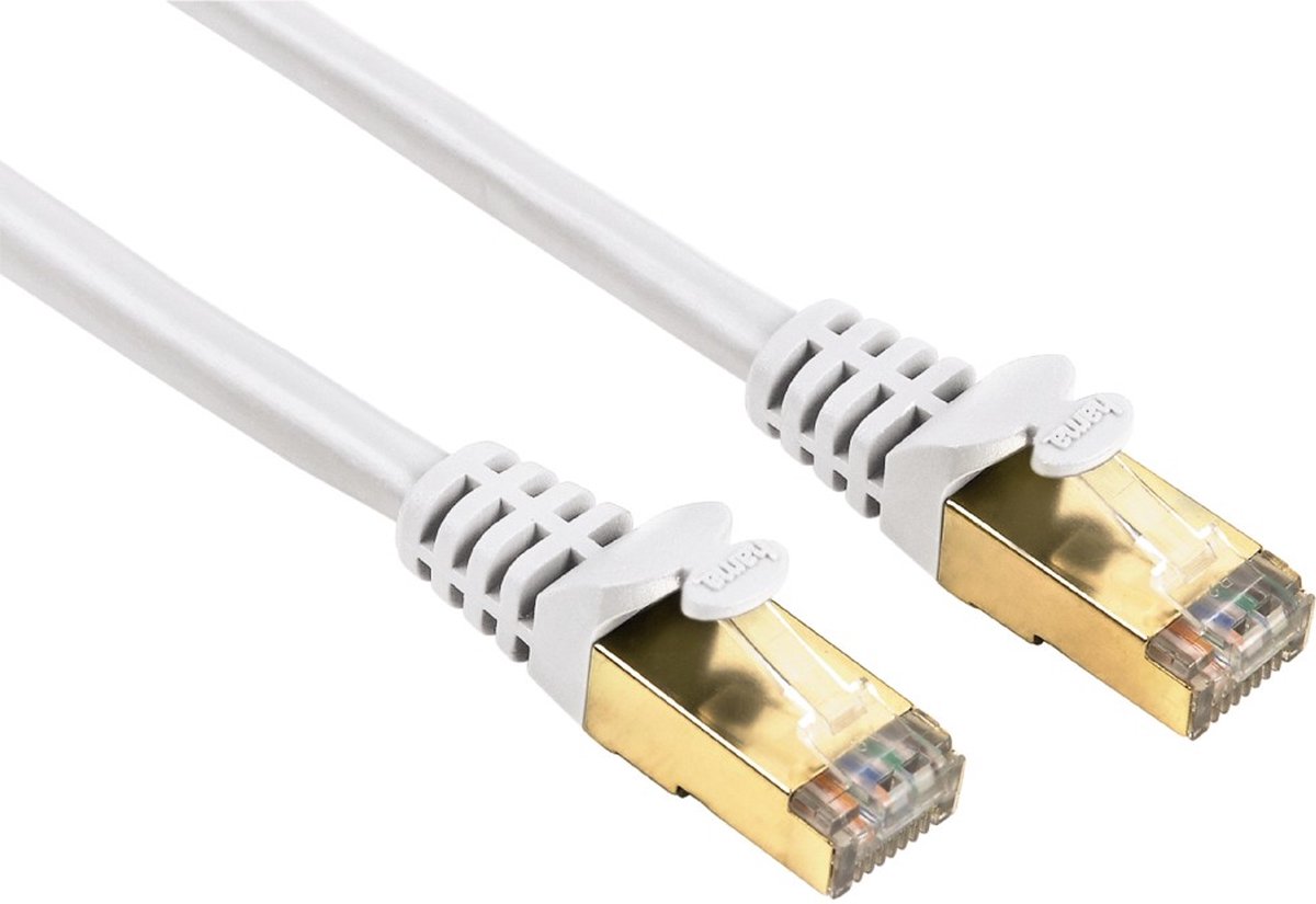 Hama 00125264 netwerkkabel Wit 1,5 m Cat5e