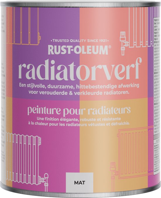Peinture pour radiateur Rust-Oleum Blue - Bleuet 750 ml
