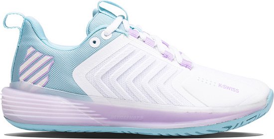 Foto: K swiss ultrashot 3 dames sportschoenen tennis smashcourt white blue