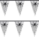 Spinnenweb vlaggenlijnen / slingers 6 meter - Set van 4x stuks - Halloween versiering