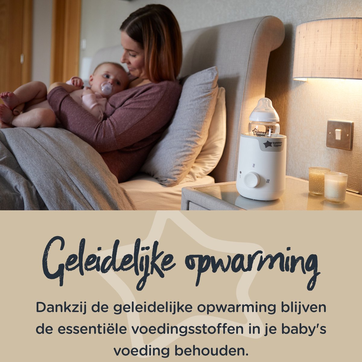 Tommee Tippee Easi Warm - elektrische flessen - en voedselverwarmer -  automatische timer - draaiknop - wit thumbnail 4
